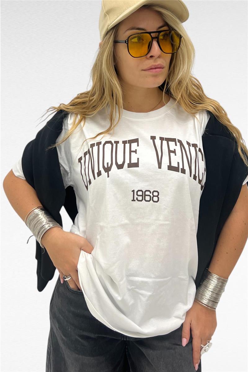 t-shirt  con stampa venice